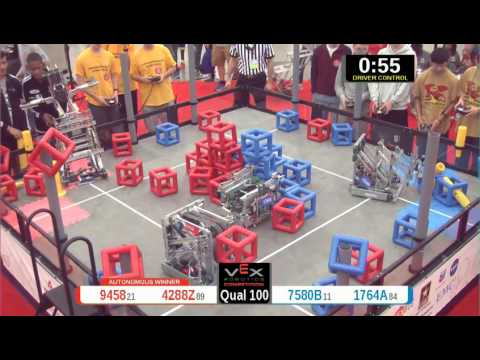2015 VRC Arts Q100 - 9458 4288Z vs 7580B 1764A - 31 to 15 - VEX Worlds 2015 - Arts Division