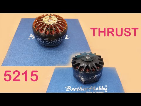 5215 BrotherHobby and 5215 iflight Xing motor Thrust test in the end FIRE !!! Xclass
