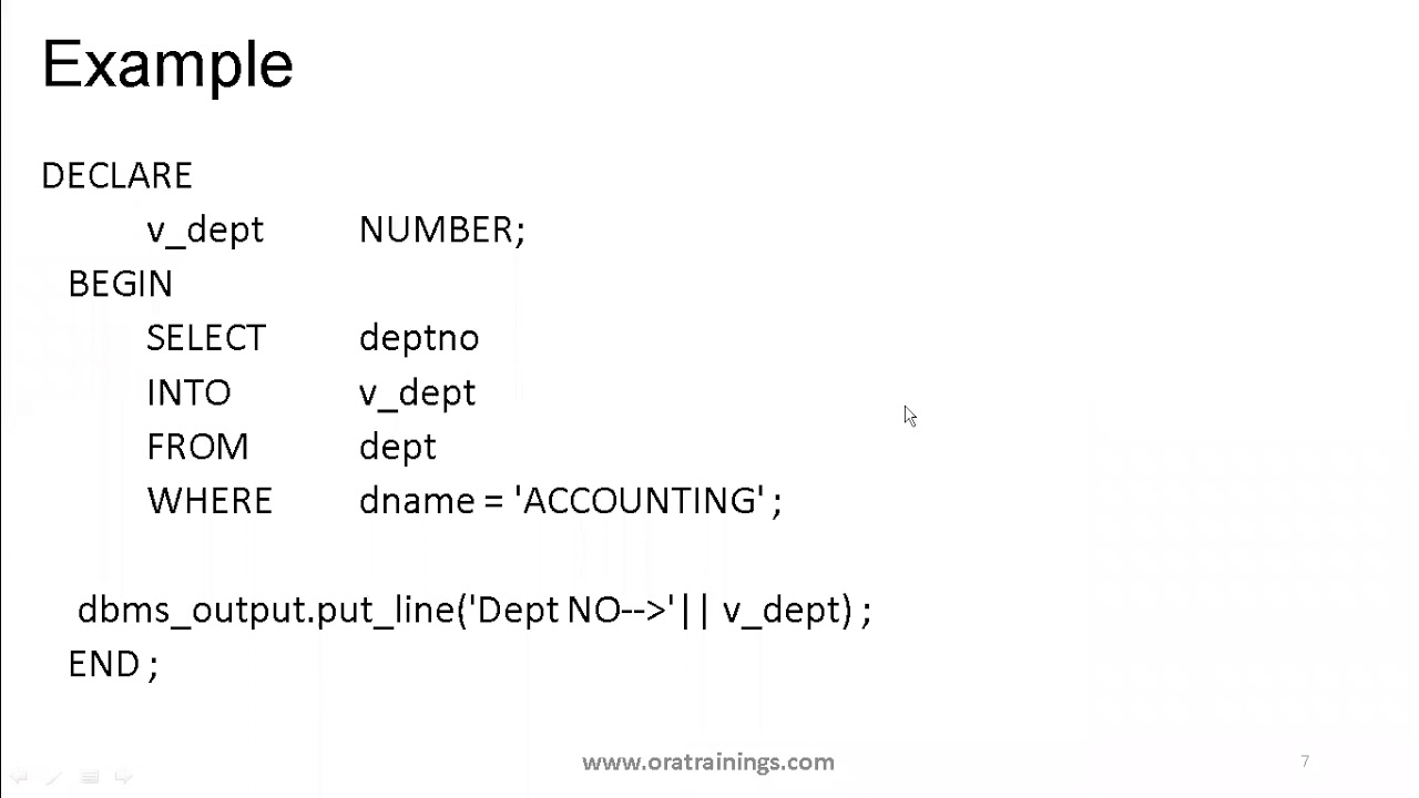 Oracle PLSQL - CURSOR (Implicit and Explicit)