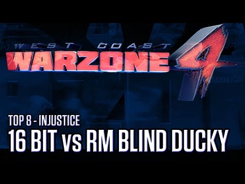 16 Bit (Catwoman) vs. RM Blind Ducky (Raven) - Top 8 - West Coast Warzone 4 - Injustice