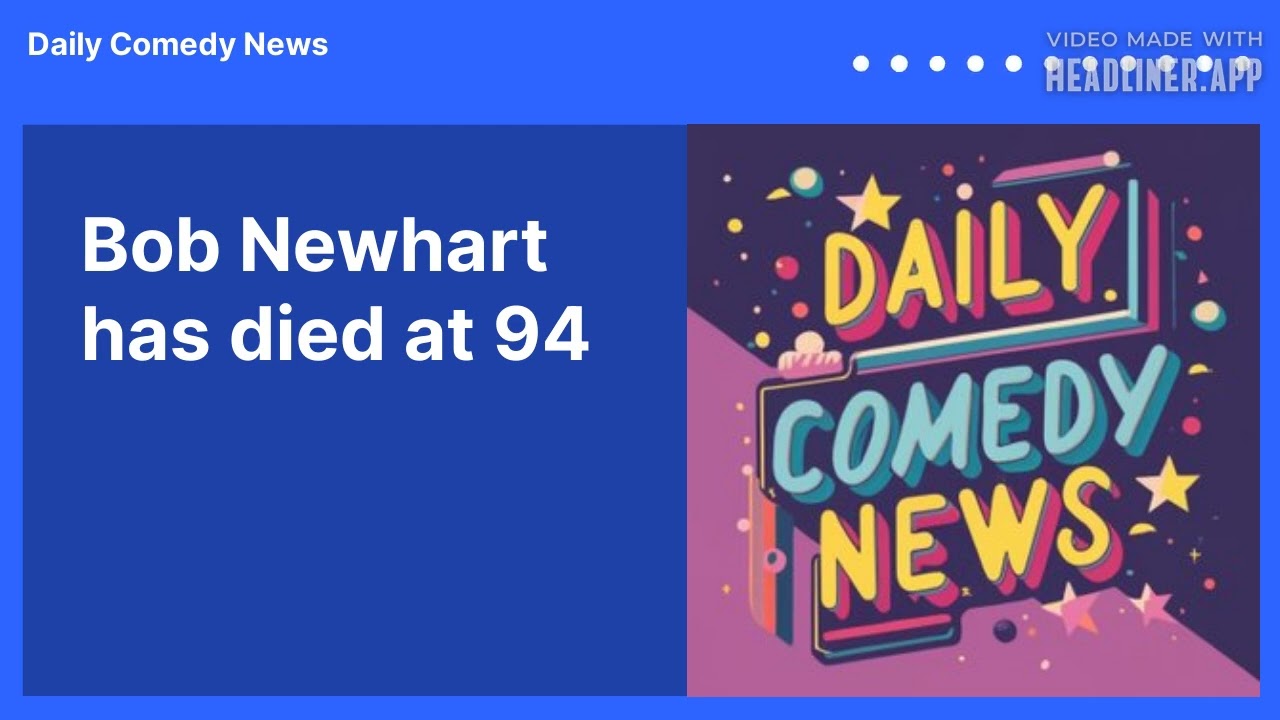 Bob Newhart - comedian reactions