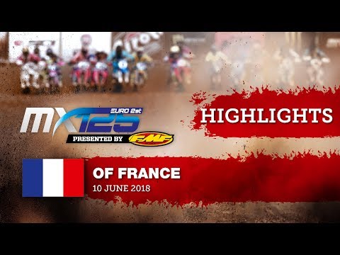 EMX125 Presented by FMF Racing Race1 Highlights Round of France 2018 #motocross