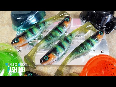 Advanced Hand-Pouring Technique: Skinpouring Soft Plastic Swimbaits