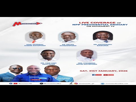 LIVE: NPP 2026 Presidential Primary Special Coverage (31/1/2026)