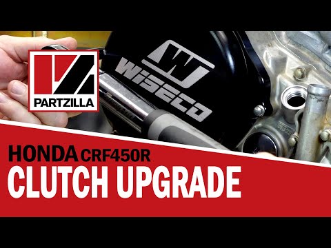 Honda CRF450 Clutch Replacement and Upgrade | 2005 Honda CRF450-R Rebuild PT 11 | Partzilla.com