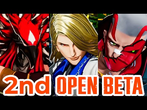 ALL 2ND OPEN BETA SUPER MOVES TUTORIAL (Japanese Dub) - Fatal Fury: City of the Wolves (COTW)