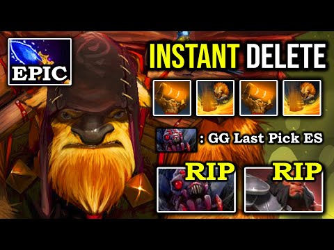 HOW TO INSTANT DELETE MID BROOD | Crazy Echo Slam Earthshaker 23Min GG 100% Counter ALL DotA 2