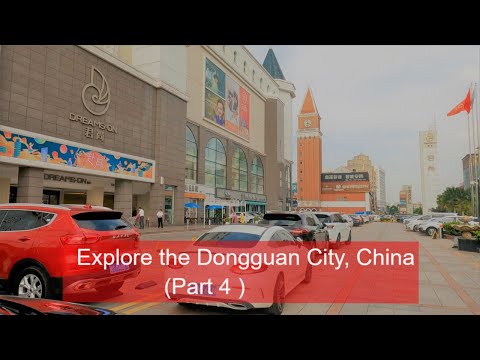[4K] Explore a cidade de Dongguan (Parte 4) Província de Guangdong, China Guangdong Dongguan