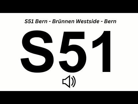 BLS Ansagen in der S51 Bern - Brünnen Westside - Bern