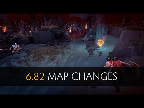 Dota 2 - 6.82 Map Changes (Old vs New)