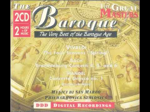 J. S. Bach, Handel, Vivaldi - The Baroque: The Very Best of the Baroque Age [Musici S. Marco] [CD 1]