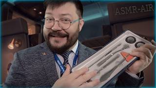 АСМР ЭЙР - VIP Стюард позаботится о тебе! - ASMR Roleplay