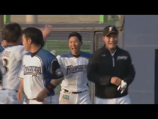 【ファーム】ファイターズ・難波が試合を決めるサヨナラ打!! 2018/3/31 F-S(ファーム)