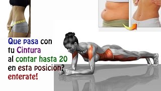 QUE PASA CON LA GRASA DE TU ABDOMEN si cuentas hasta 20 en esta posición?