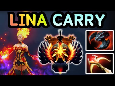 🔥 LINA CARRY BURSTS ENEMIES BEFORE THEY CAN REACT | DOTA 2 GAMEPLAY 🔥