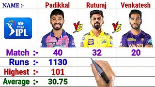 Best Youngsters Comparison || Devdutt Padikkal vs Ruturaj Gaikwad vs Venkatesh Iyer