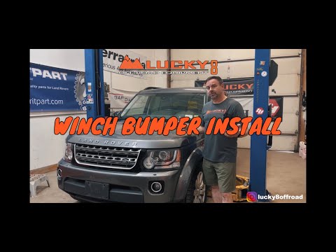 Lucky8 LR3 / LR4 Proud Rhino & CFE Winch Bumper install walk-through