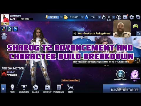 Sharog Character Build and T2 Advancement