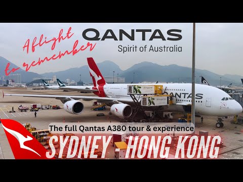 An Empty A380! | Qantas Economy Class | Sydney - Hong Kong | Qantas Airbus A380 | Trip Report