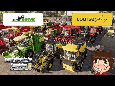 CoursePlay und Autodrive Tutorial - Mais häckseln mit AD & CP - Farming Simulator 19 - Folge 058
