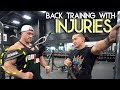 How to Train Around Injuries - Back Workout with IFBB Pro Antoine Vaillant