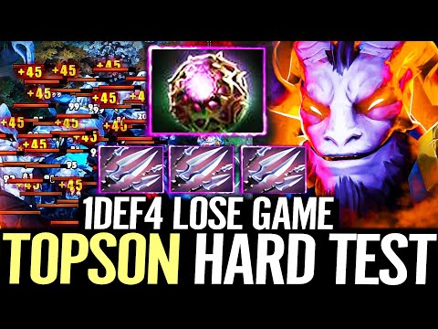 🔥 TOPSON Riki MID HARD TEST for TI11 Last Chance — 1DEF4 Lose Game still Precious EXP Dota 2 Pro