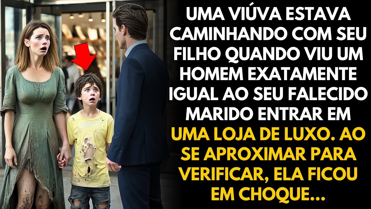 UMA VIÚVA ESTAVA ANDANDO COM O FILHO QUANDO VIU UM HOMEM EXATAMENTE IGUAL AO SEU FALLECIDO MARIDO.
