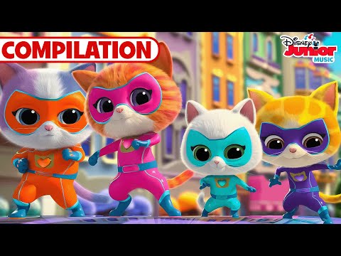 SuperKitties Music Videos 🎶🐱 | Compilation | @disneyjr​