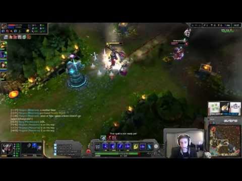 Bjergsen Mordekaiser vs Ziggs [Challenger Ranked solo queue mid]