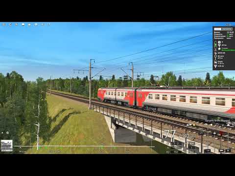 Trainz 2019, Пригородный поезд 6025, часть1