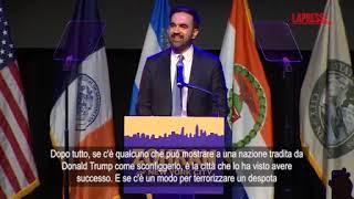 New York, Mamdani dopo la vittoria a Trump: «Alza il volume»