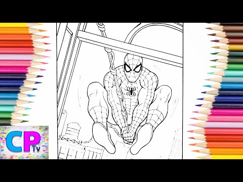 Spiderman Coloring Pages,Spiderman Fly Thru the Window,Spiderman Coloring Pages Tv,Superhero Drawing