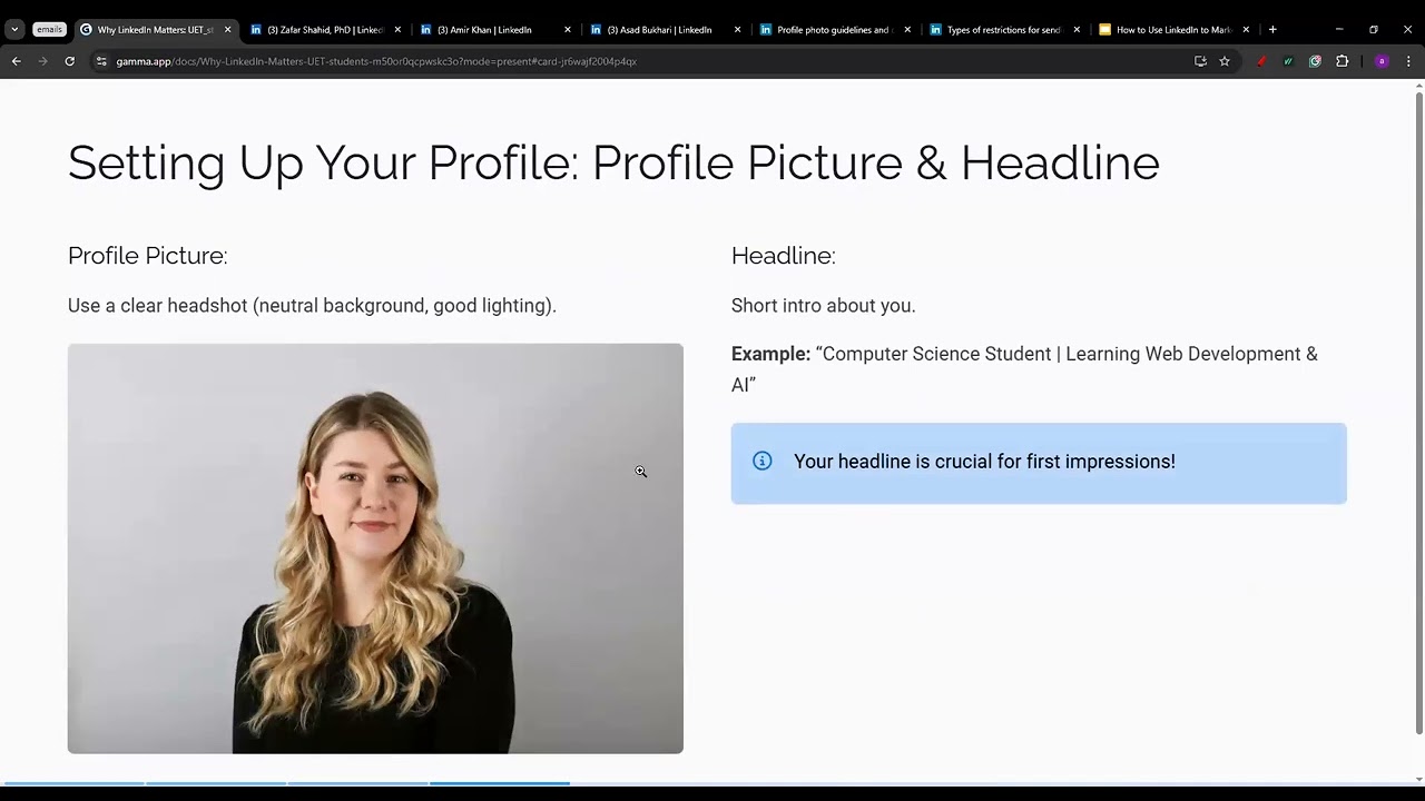 LinkedIn Master Class | University of Engineering and Technology, Lahore
