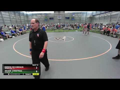 120 Lbs Placement Matches (8 Team) - Kieron McCormack, Georgia Red Vs Brodie Christmas, Alabama B4