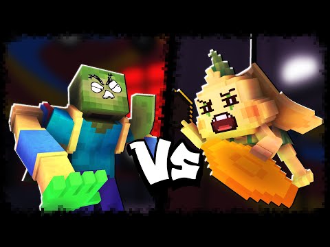 BUNZO VS ZOMBIE!! Friday Night Funkin but it's ANIMATED! (Poppy Playtime Minecraft Animation)