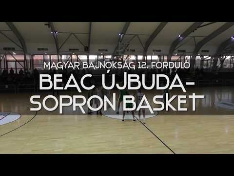 2018.01.06. BEAC-Újbuda - Sopron Basket, Összefoglaló