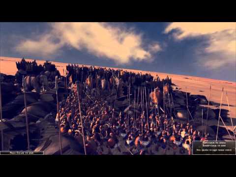 Total War: Rome 2 - Massive Battles - Armoured War Elephants vs. Hellenic Royal Guard