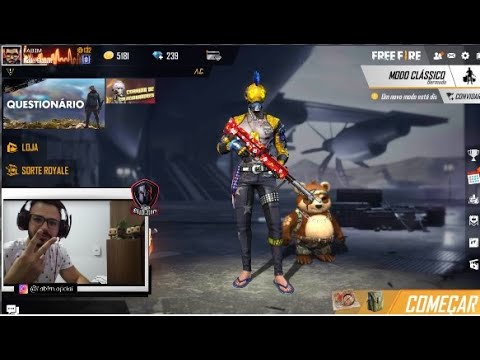 💎 FREE FIRE 💎- AO VIVO 🔥@fabim.oficial GIFT CARD 30R$⚡INSCREVA-SE💎