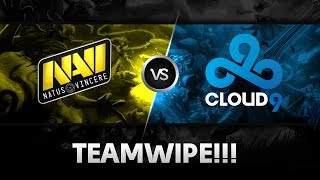 Teamwipe by Na`Vi vs Cloud9 @ SLTV 9