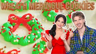 Wreath MERINGUE Cookies w/ Joey Graceffa! - Day 6 - 12 Days of Cookies