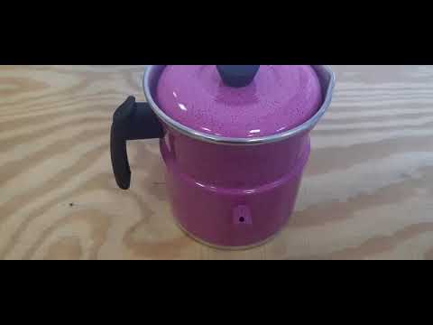 Leiteira de apito rosa