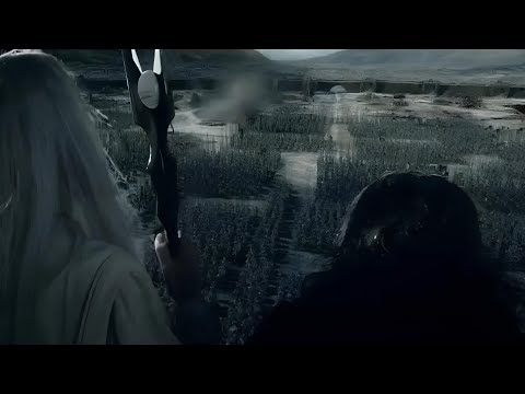 The Lord of the Rings The Two Towers - Orcs of Isengard march to Helm's Deep - Clip Scene Full HD