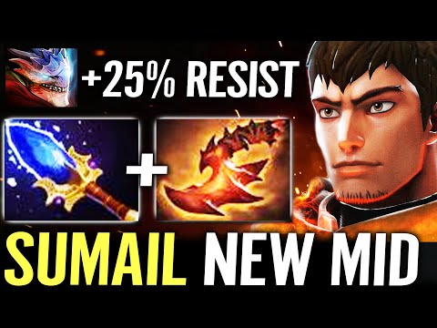 🔥 SUMAIL DK NIGMA NEW HERO MID — Aghanim Black Dragon +25% Resist vs MAGIC Team Dota 2 Pro