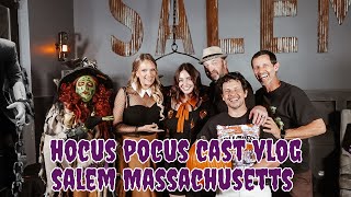 SALEM MASSACHUSETTS HOCUS POCUS CAST VLOG 🧹🍂🐈‍⬛I got to spend days with the cast!