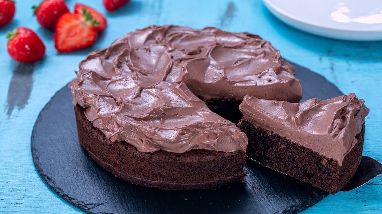 Easy Refined Sugar Free Chocolate Cake