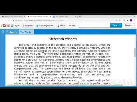 How to "Read" Nature; Signs (ayat) of God ~with Yamina Bouguenaya