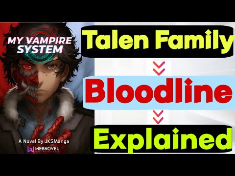 Talen family bloodline explained, from ancestors to descendants in my vampire system universe. 