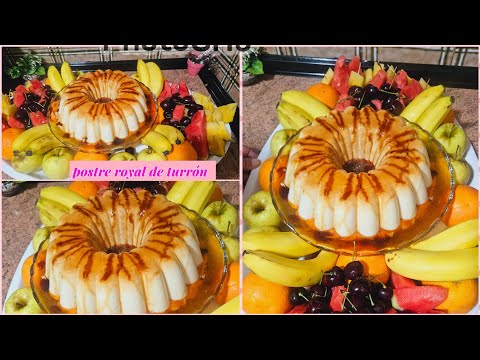 El mejor postre royal que puedes probar, FLAN DE TURRÓN y cuajada es una delicia para los invitados