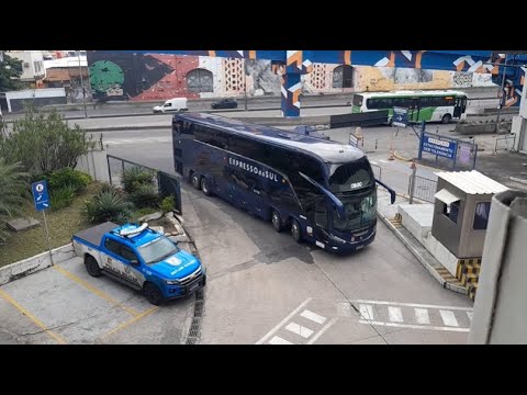 RODOVIÁRIA NOVO RIO MAIS UM MOVIMENTAÇÃO DE ÔNIBUS