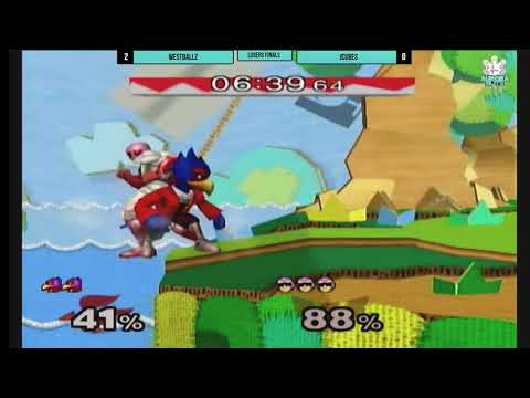 Aurora Blitz SSB Melee Top 8 Losers Finals  WestBallz vs Jcubes